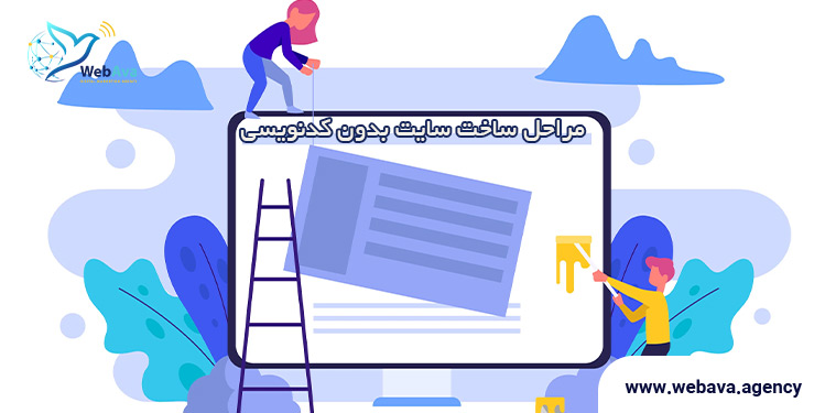 مراحل طراحی سایت بدون کدنویسی